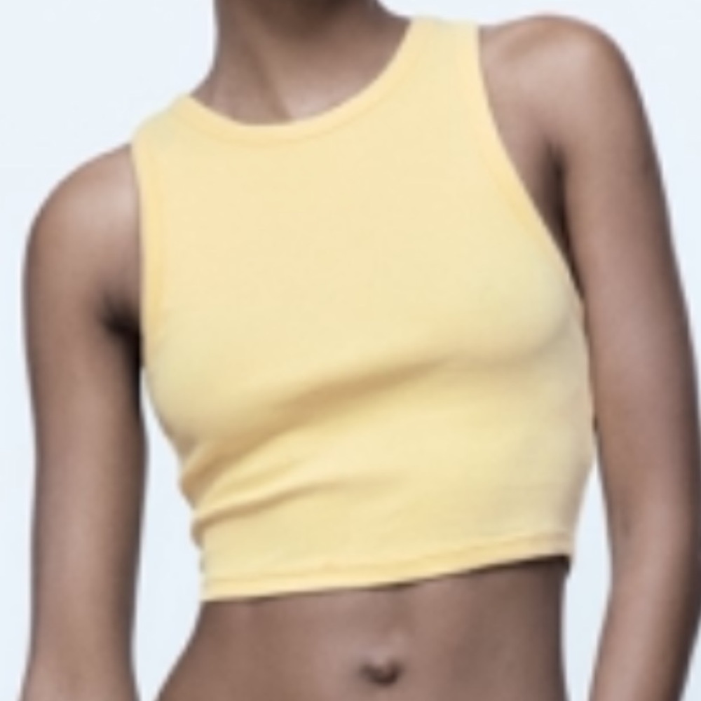 Zara ribbed tee